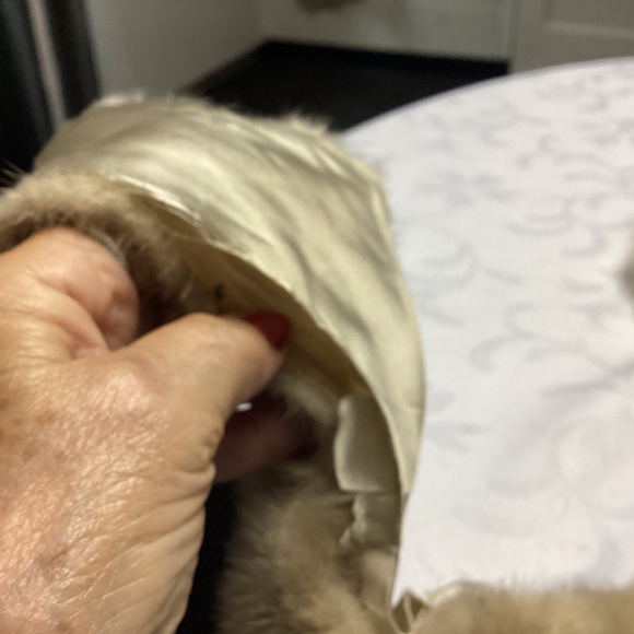 MINK FUR COLLAR. WRAP. - Picture 6 of 6